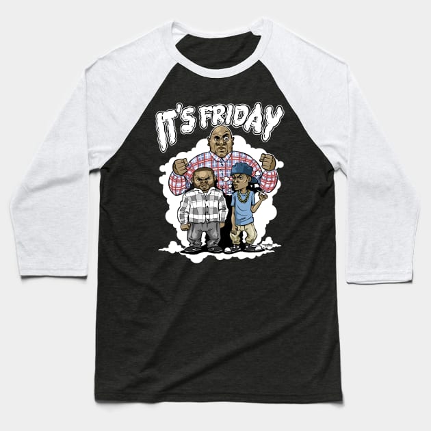 It's Friday 1.5 Light Shirts Baseball T-Shirt by artbytobias